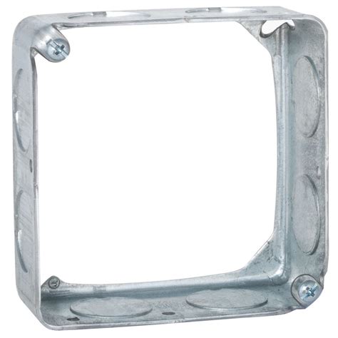 Steel City® 4 in. Square Extension Ring, Steel, Drawn, 1